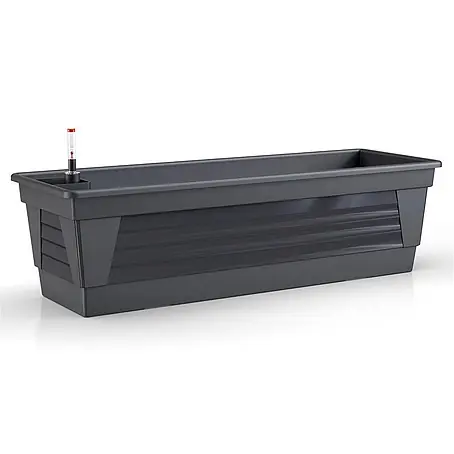 Plastard  Pflanzkasten 60 cm Anthrazit - Balkonkasten & Bewässerungssystem