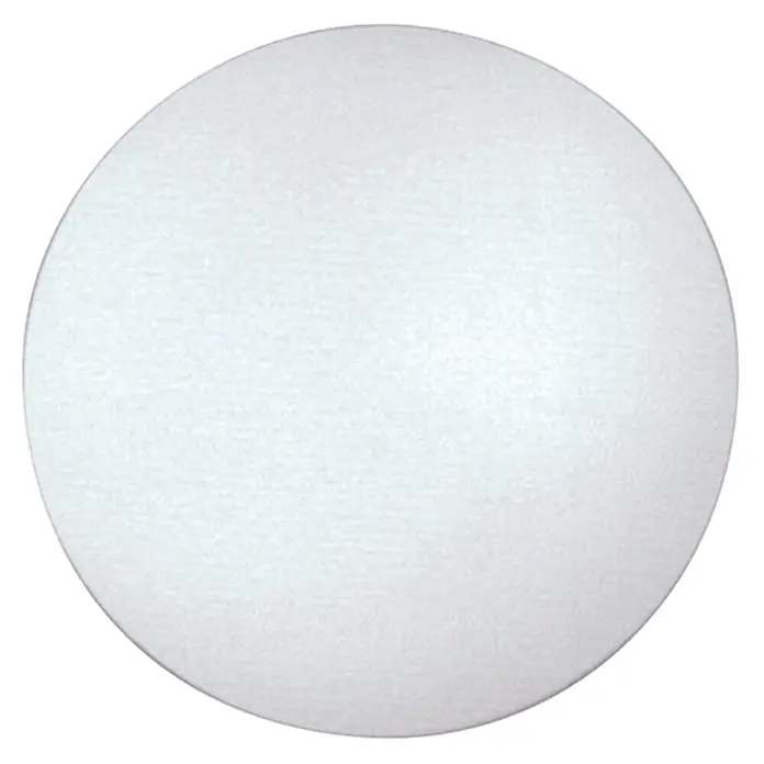 Candy-Light Plafón redondo Ducale - 180 W, Diámetro: 40 cm, Blanco, E27 - Disco de algodón circular blanco liso para la limpieza facial diaria y la aplicación de tónicos, ofreciendo suavidad.