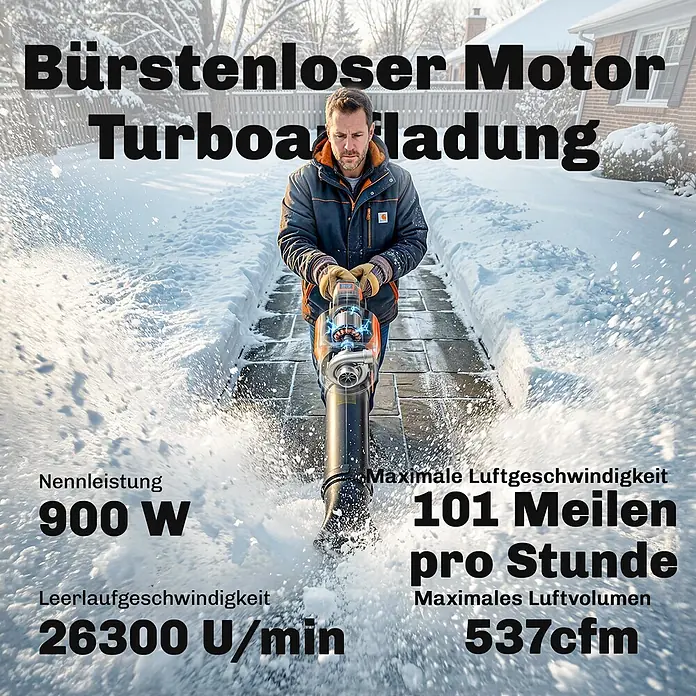 Outsunny Elektro-Laubbläser - 