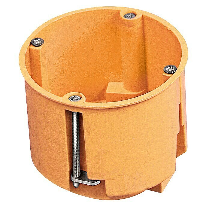 Hohlwanddose Tief68 x 61 mm, 1-fach, Orange, 1 Stk. Unknown