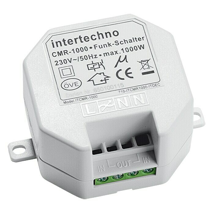 Intertechno Funk-Einbauschalter CMR-1000