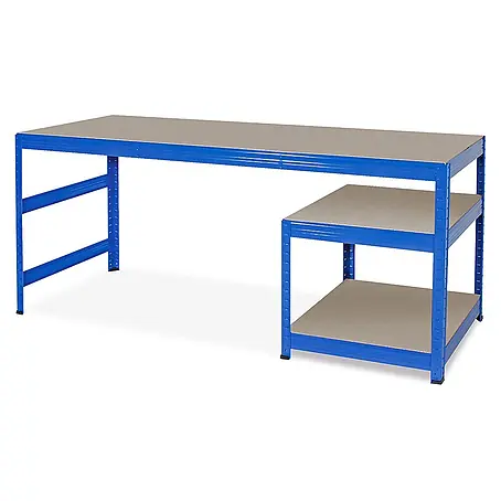 BRB Arbeitstisch/Packtisch/Werkbank, HxBxT 900x1800x600 mm, Unterbau HxBxT 515x600x600 mm