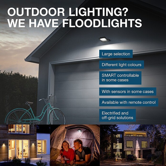 Osram Led-wandlamp voor buiten (23 W, 20 x 19,7 x 26,2 cm, IP44) | BAUHAUS
