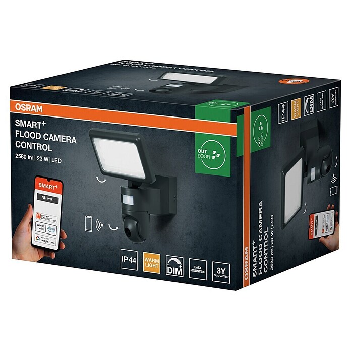 Osram Led-wandlamp voor buiten (23 W, 20 x 19,7 x 26,2 cm, IP44) | BAUHAUS