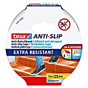 Tesa Antirutschband (Transparent/Weiß, 5 m x 25 mm)