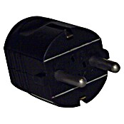 UniTEC Veiligheidsstekker (Zwart, Pvc, IP20)