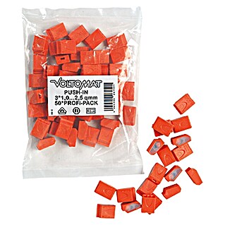 Voltomat Vtični terminal (Število vodnikov: 3 kos, Prečni prerez: 1 mm² - 2,5 mm², 50 kos)