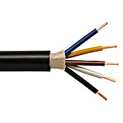 Erdkabel Meterware (NYY-J5x1,5, Schwarz)