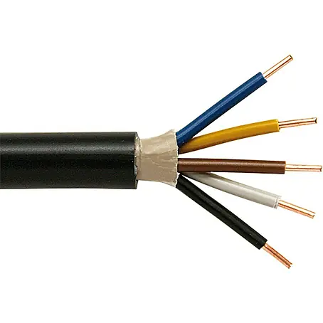 Erdkabel Meterware NYY-J 5x1,5 mm²