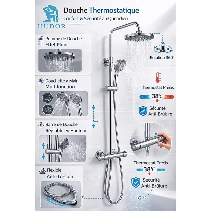 Hudor Duschsystem Erymanthe - 