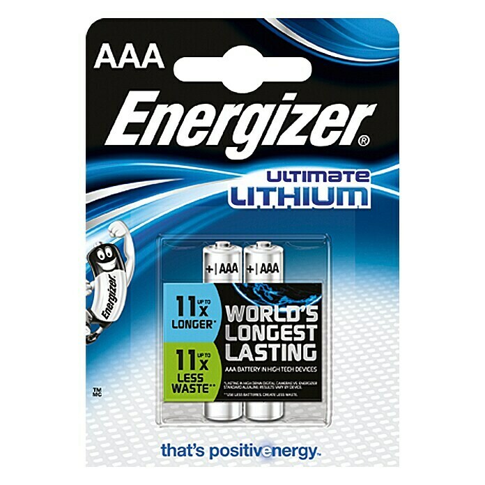 Energizer Batterij Ultimate Lithium (Micro AAA, 1,5 V, 2 stk.)