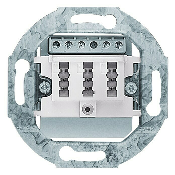 Busch-Jaeger TAE-Dosen-Einsatz3x6 NFN Front View