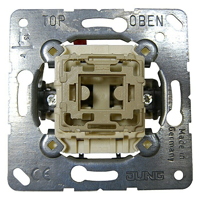 Jung Kreuzschalter-Einsatz10 A Front View