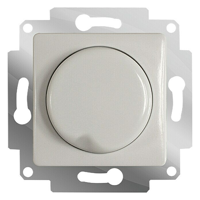 Voltomat MIKRO Dimmer StandardAlpinweiß, 60 W - 400 W, Kunststoff Front View