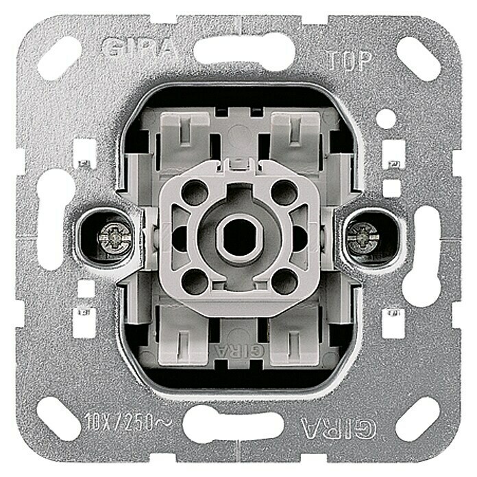 Gira Kreuzschalter-Einsatz10 A, Unterputz Front View