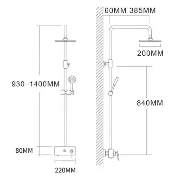 Hudor Duschsystem Scamandre - 
