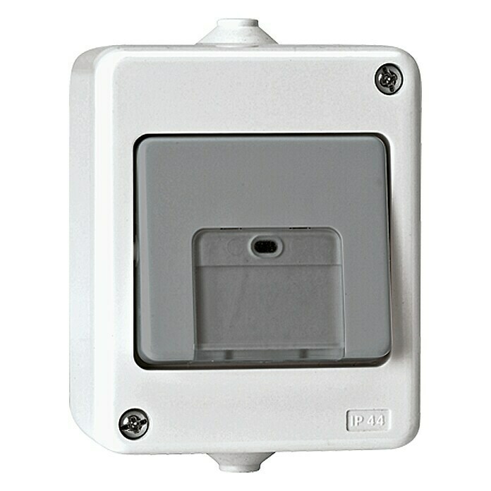 Voltomat FLUID Pulsador para estancias con humedad (Gris, En pared, IP44)