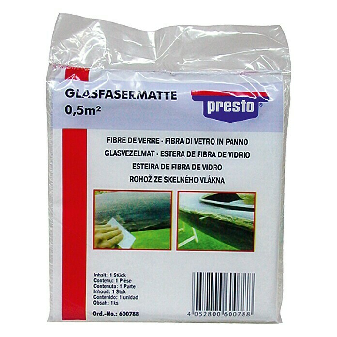 Presto Glasfaser-Matte0,5 m² Front View