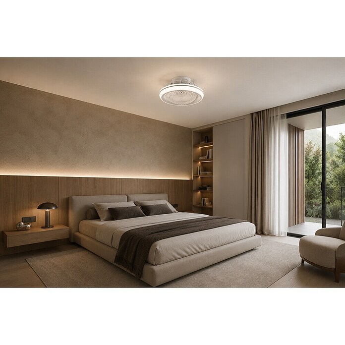 Ferotehna Stropni ventilator Liora  (Bijele boje, 48 cm, 15 W) | BAUHAUS