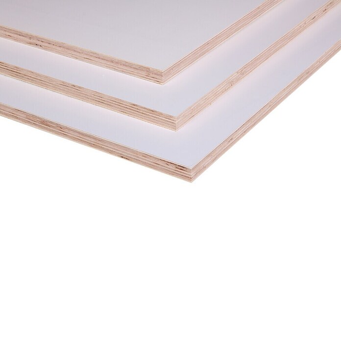 Multiplexplaat Powerprime Pure® 2440 x 1220 x 15 mm (Wit, 244 cm x 122 cm x 15 mm) | BAUHAUS