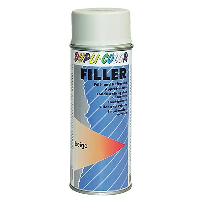 Dupli-Color Filler - 400 ml - Sprühdose Dupli-Color Filler in Beige: Füllgrund und Haftgrund für glatte Oberflächen. Ideal für Modellbau und Reparaturen.