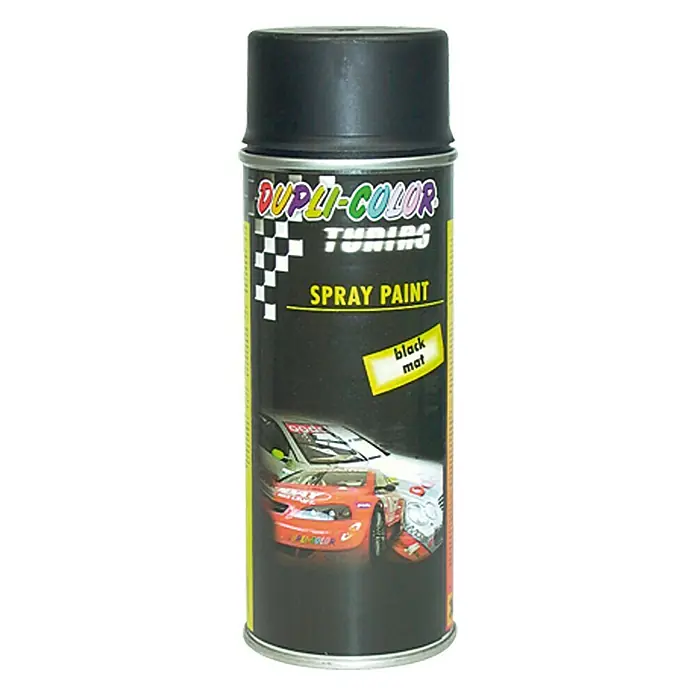 Dupli-Color Tuning Lackspray - Schwarz, Matt, 400 ml - Dose Dupli-Color Tuning Spraylack in Mattschwarz, ideal für Fahrzeugtuning-Projekte und Lackierarbeiten.