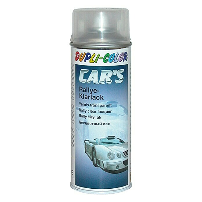 Dupli-Color Klarlack-Spray CAR'S RallyeFarblos, Glänzend, 400 ml Front View