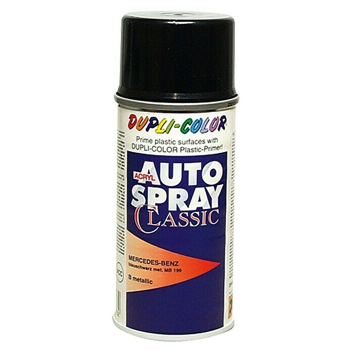 Dupli-Color Acryl-Autospray Classic (Mercedes Benz, Blauschwarz Metallic, 150 ml)