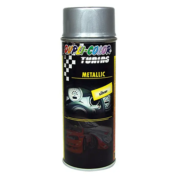 Dupli-Color Tuning Metallic-Lackspray - Silber, Seidenmatt, 400 ml - Dose Dupli-Color Tuning Metallic Silber Spraylack für Autoenthusiasten, ideal für präzise Lackierarbeiten und zur optischen Aufwertung von Fahrzeugen.