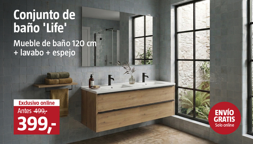 Conjunto mueble bano