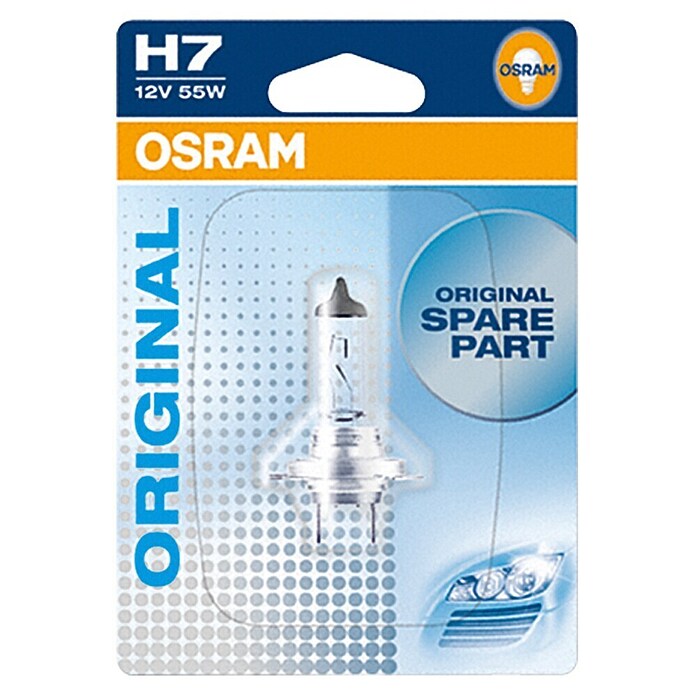 Osram Original Line Bombilla halógena para faro (H7, 1 ud.)