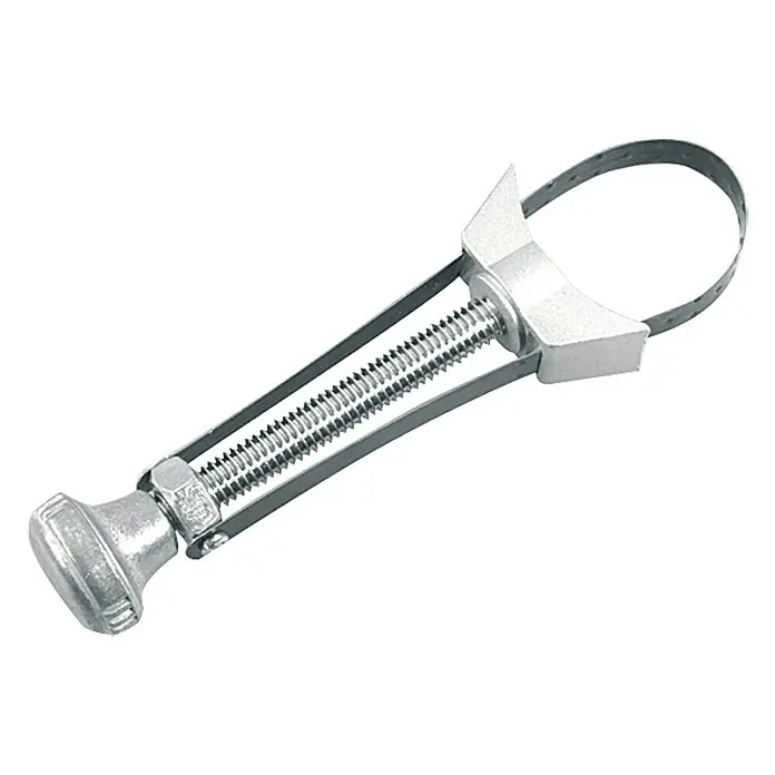 UniTEC Ölfilterschlüssel - Geeignet für: Anschraubfilter mit Ø 6 - 11 cm - Ein Ölfilterschlüssel mit verstellbarem Band, ideal zum einfachen und sicheren Entfernen von Ölfiltern. Robust und langlebig.