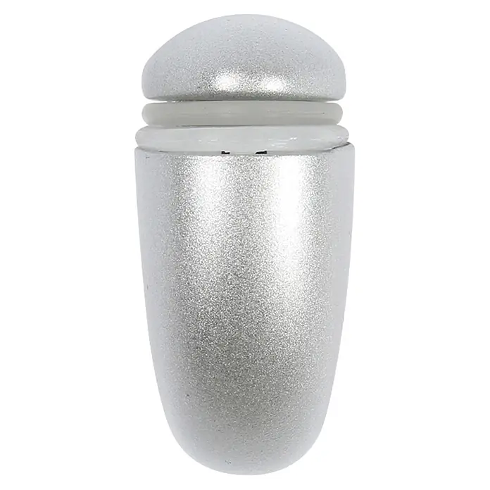 Rei Soporte de pared para estantes 2048 - L x An x Al: 5,4 x 4,1 x 2,6 cm, Cromo, Apto para: Estantes - Puntero plateado de textura granulada con una banda translúcida.