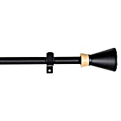 Barra para cortinas Bicono (Negro/Haya, Largo: 200 cm, Diámetro: 19 mm) | BAUHAUS