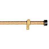 Barra para cortinas Token (Haya/Plata, Largo: 200 cm, Diámetro: 19 mm) | BAUHAUS