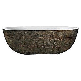 Best Design Vrijstaand Bad Color-Croco-Second (l x b: 180 x 86 cm, Bruin)