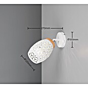 Reality Leuchten Bidar Aplique de pared (Blanco, E14, Diámetro: 12 cm) | BAUHAUS