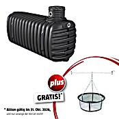 4rain Zisterne Set + Filterkorb GRATIS (Schwarz) | BAUHAUS