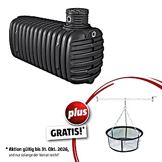 4rain Zisterne Set + Filterkorb GRATIS (Schwarz)