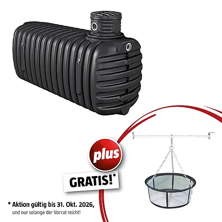 4rain Zisterne Set + Filterkorb GRATIS