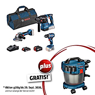 Bosch Professional AMPShare 18V Maschinen-Set 3-Tool-Kit