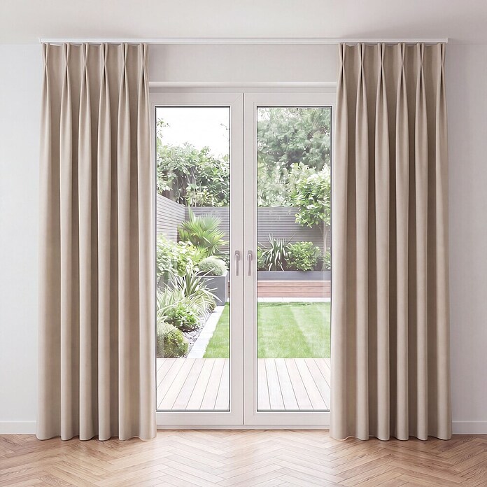 Verduisteringsgordijn Chicago 13 (100% polyester, Naturel) | BAUHAUS