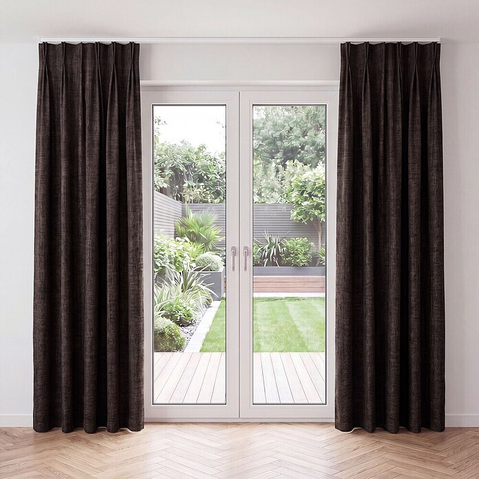 Verduisteringsgordijn Cordoba 5 (100% polyester, Grijs) | BAUHAUS