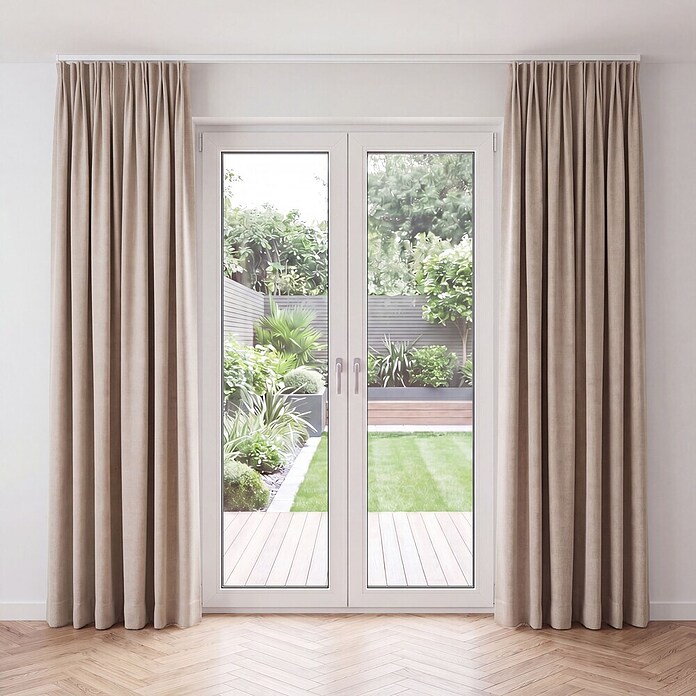 Verduisteringsgordijn Cordoba 12 (100% polyester, Beige) | BAUHAUS