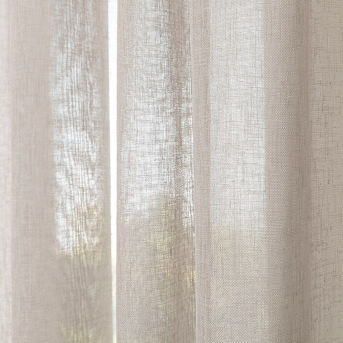 Gordijn Lima 15 (300 x 310 cm, 100% polyester, Lichtgrijs) | BAUHAUS