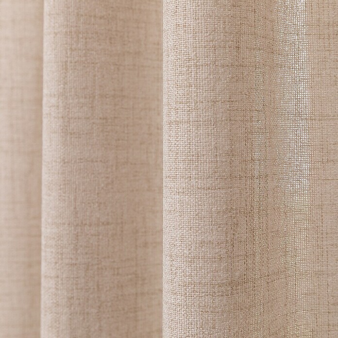 Gordijn Luxemburg 14 (100% polyester, Stro) | BAUHAUS