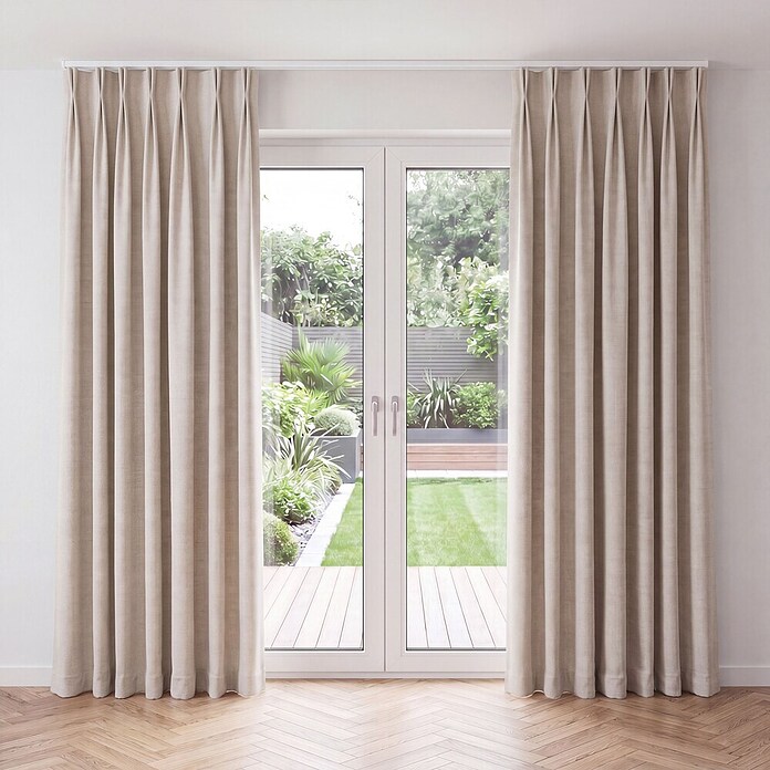Verduisteringsgordijn Monterrey 12 (100% polyester, Champagne) | BAUHAUS