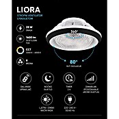 Ferotehna Stropni ventilator Liora  (Bijelo-crna boje, 48 cm, 15 W) | BAUHAUS