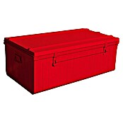 Caja de almacenaje y transporte (Largo: 90 cm, Rojo)