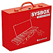 BAUHAUS Systembox (Anzahl Fächer: 46, Rot)